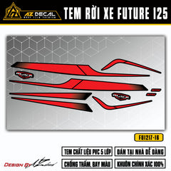 Tem Xe Future 125 | FU-16 | Thiết Kế Tem Chỉ