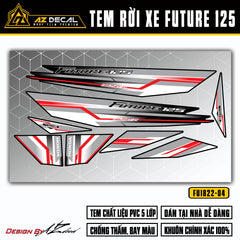 Decal dán xe Honda Future 125 Fi