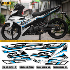 Ảnh thực tế tem xe Exciter 150 đẹp tại AZDECAL