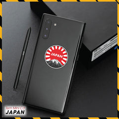 Sticker Dán Ô Tô, Xe Máy, Xe Điện, Xe Đạp, Mũ Bảo Hiểm | Tem Mini Cờ Quốc Gia - Japan