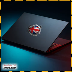 Sticker Dán Xe Máy, Xe Điện, Xe Đạp, Mũ Bảo Hiểm | Tem Mini Cờ Quốc Gia - England
