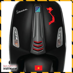 Sticker Dán Ô Tô, Xe Máy, Xe Điện, Xe Đạp, Mũ Bảo Hiểm | Tem Mini Cờ Quốc Gia - Việt Nam 01