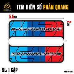 Tem Biển Số Phản Quang | Thiết Kế Thương Hiệu