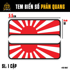 Tem Biển Số Phản Quang | Thiết Kế Cờ Các Nước