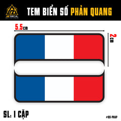 Tem Biển Số Phản Quang | Thiết Kế Cờ Các Nước