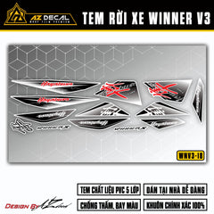 Tem chế Hayabusa dán Winner v3 cao cấp