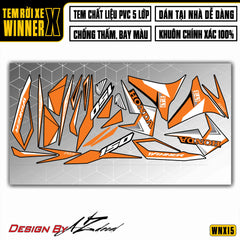 inner X | WNX15 | Thiết Kế Thể Thao cam trắng