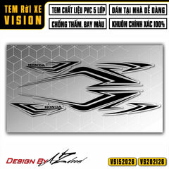 Tem Xe Vision | VS26 | Thiết Kế Tem Chỉ