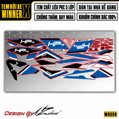 Tem xe Winner X HP4 nền đen