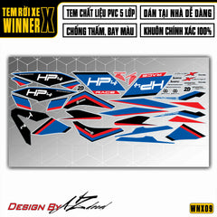Tem xe Winner X HP4 - nền trắng