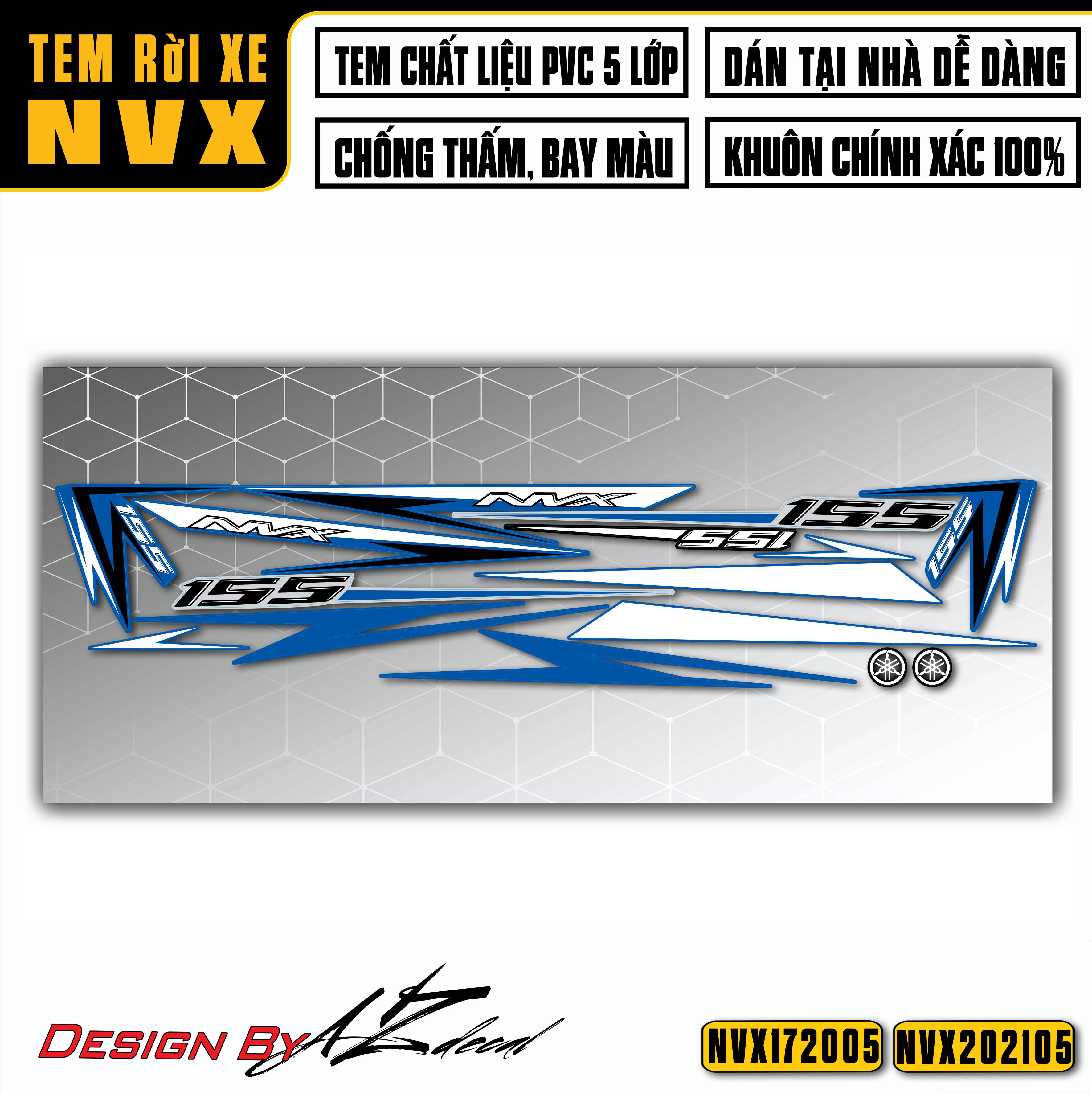 Chi tiết sản phẩm decal cho xe NVX 125 155