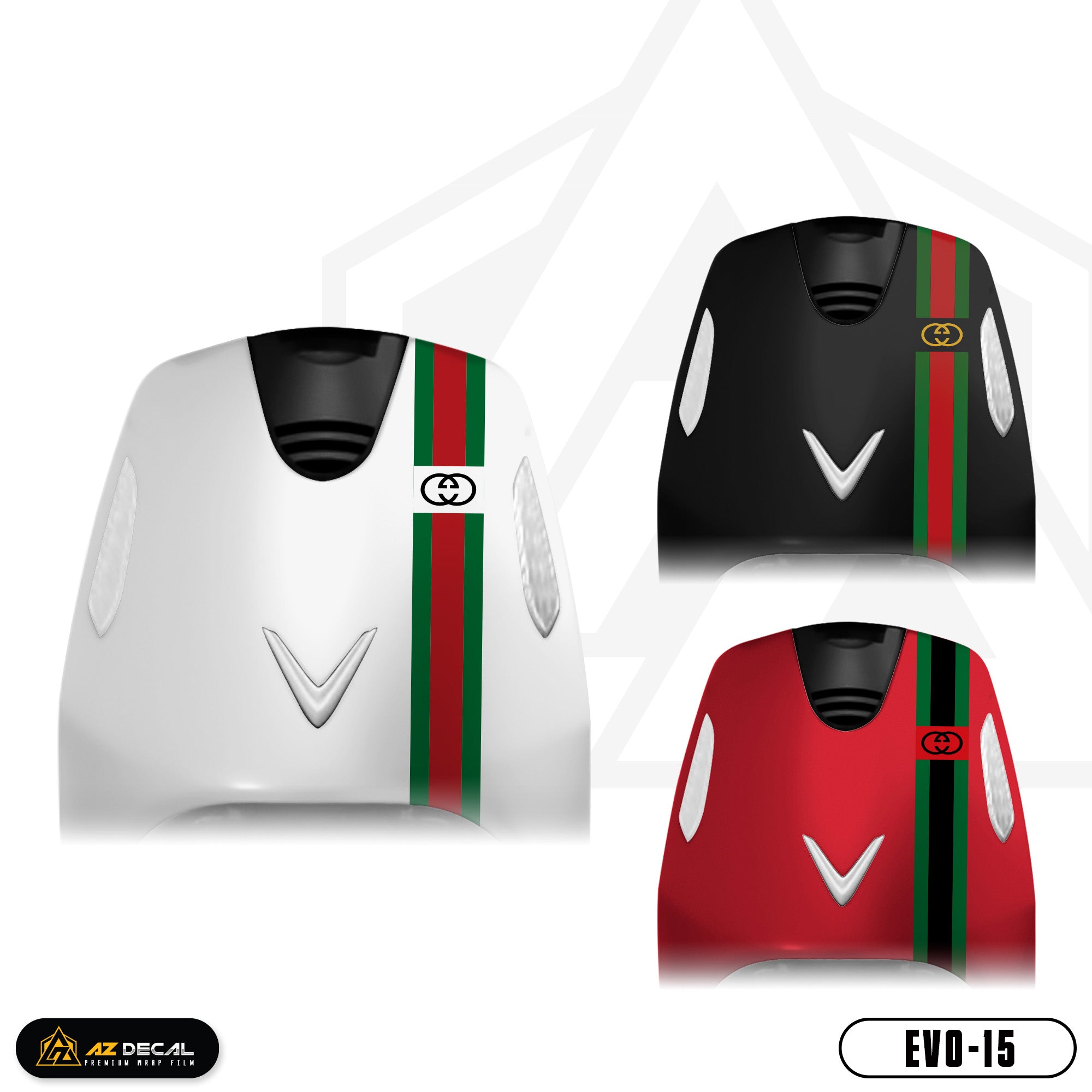 Tem Xe Evo 200 Mẫu Gucci - Mặt nạ