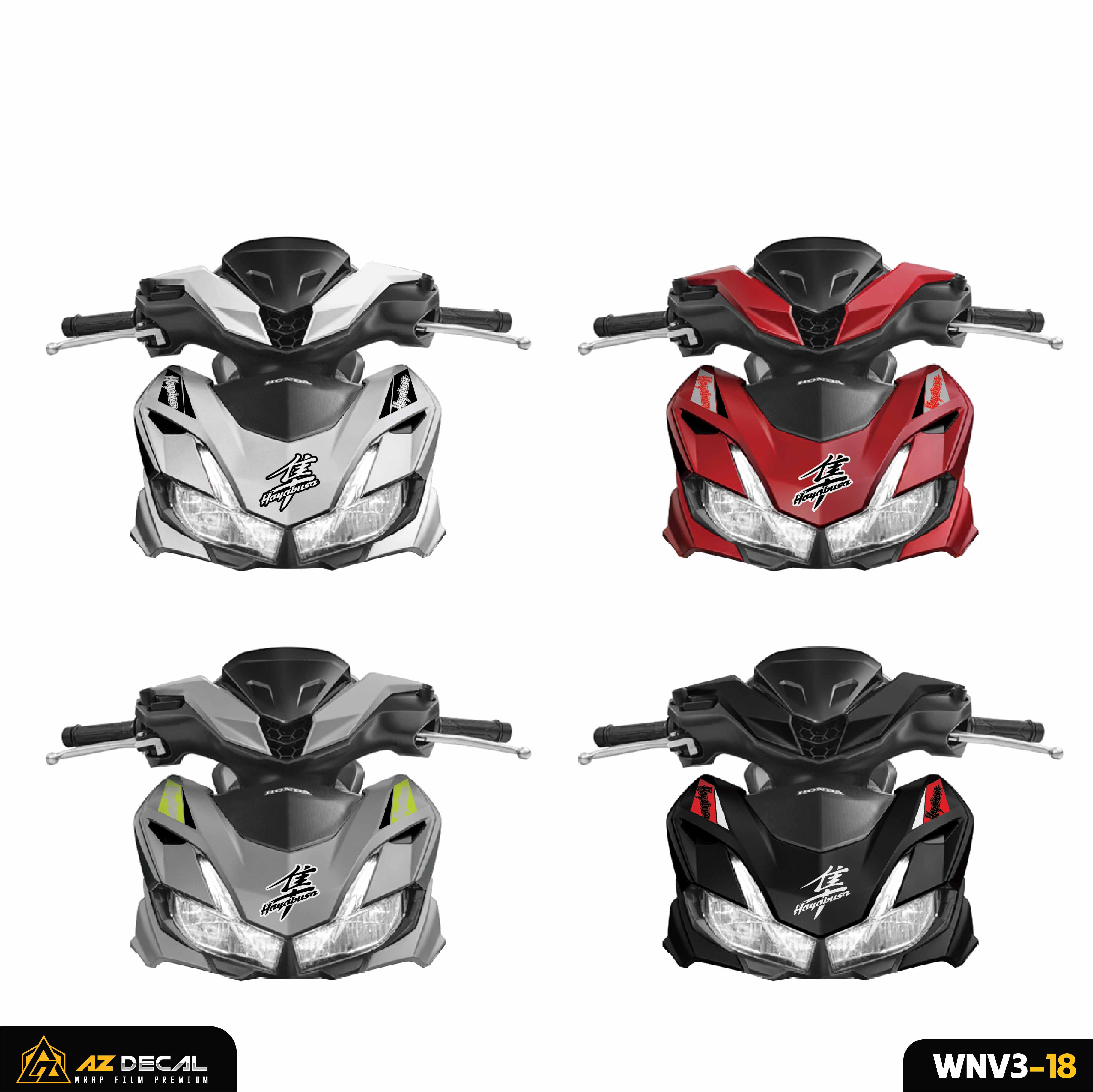 Đề can dán mặt nạ xe Honda Winner V3 - Winner X 2022