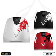 Tem Xe Evo 200 Mẫu Chữ Evo 200- mặt nạ