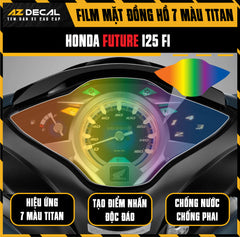 Miếng Dán Mặt Đồng Hồ 7 Màu Titan Xe Honda Future 125 FI