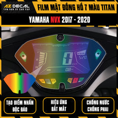 Miếng Dán Mặt Đồng Hồ 7 Màu Titan Xe Yamaha NVX