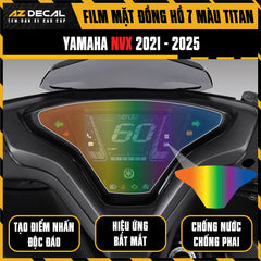 Miếng Dán Mặt Đồng Hồ 7 Màu Titan Xe Yamaha NVX