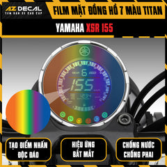 Miếng Dán Mặt Đồng Hồ 7 Màu Titan Xe Yamaha XSR 155 / 700