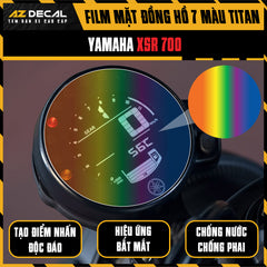 Miếng Dán Mặt Đồng Hồ 7 Màu Titan Xe Yamaha XSR 155 / 700