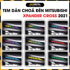 Tem Dán Chóa Đèn Mitsubishi Xpander Cross 2021