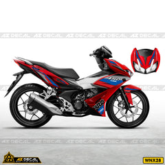 Tem xe Winner X Đỏ - Mẫu HRC