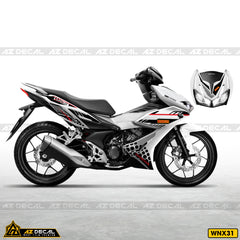 Tem Xe Winner X Trắng Phong Cách Firelli