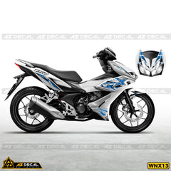 Tem Xe Winner X | WNX13 | JHOO 3D xe trắng