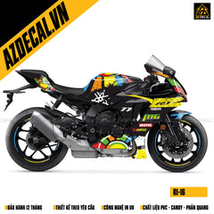 Mẫu tem dán xe Yamaha R1 đẹp nhất