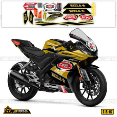 Tem chế R15V3 mẫu Pata Snack cho xe vàng