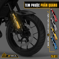 Tem phuộc RC Edition màu vàng phản quang