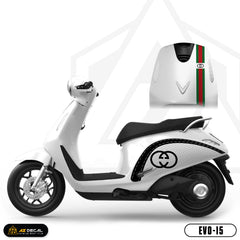 Tem Xe Evo 200 Mẫu Gucci nền trắng