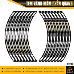 Tem Dán Vành Bridgestone màu trắng