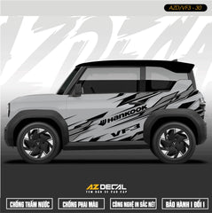 Tem Xe Vinfast VF3 Mẫu VF3-30 Sport - Thiết Kế Theo Yêu Cầu