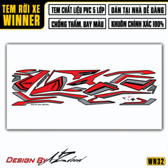Tem Xe Winner 150 | WN32 | Thiết Kế Phong Cách