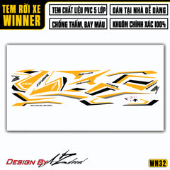 Tem Xe Winner 150 | WN32 | Thiết Kế Phong Cách