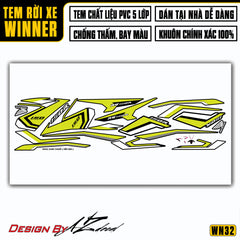 Tem Xe Winner 150 | WN32 | Thiết Kế Phong Cách