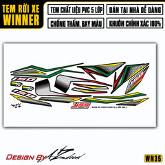 Tem Xe Winner 150 | WN35 | Thiết Kế Sáng Tạo