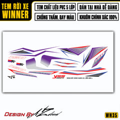 Tem Xe Winner 150 | WN35 | Thiết Kế Sáng Tạo