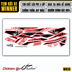 Tem Xe Winner 150 | WN36 | Thiết Kế Mạnh Mẽ