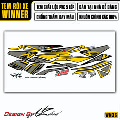 Tem Xe Winner 150 | WN36 | Thiết Kế Mạnh Mẽ