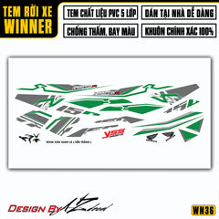Tem Xe Winner 150 | WN36 | Thiết Kế Mạnh Mẽ