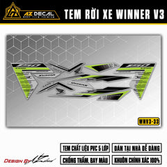 Chi tiết mẫu tem Winner v3 Limited Edition