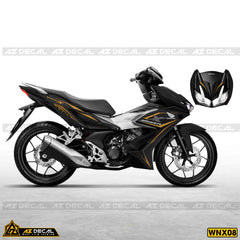 Tem xe Winner X xe đen cách điệu