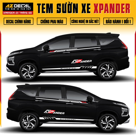 Tem Xe Xpander 01 - Tem Sườn Xe Thiết Kế Theo Yêu Cầu