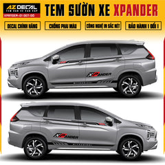 Tem Xe Xpander 01 - Tem Sườn Xe Thiết Kế Theo Yêu Cầu