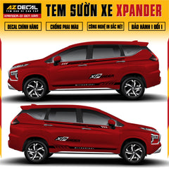 Tem Xe Xpander 01 - Tem Sườn Xe Thiết Kế Theo Yêu Cầu