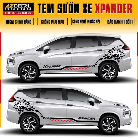 Tem Xe Xpander 02 - Tem Sườn Xe Thiết Kế Theo Yêu Cầu