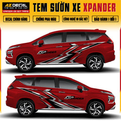 Tem Xe Xpander 05 - Tem Sườn Xe Thiết Kế Theo Yêu Cầu