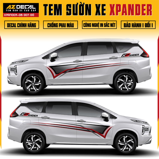 Tem Xe Xpander 06 - Tem Sườn Xe Thiết Kế Theo Yêu Cầu