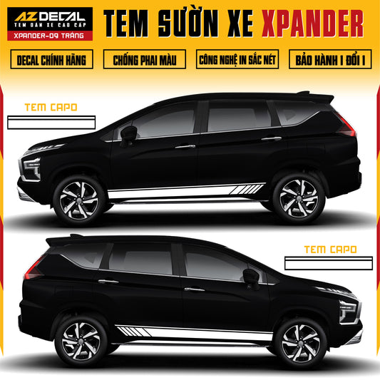 Tem Xe Xpander 09 - Tem Sườn Xe Thiết Kế Theo Yêu Cầu